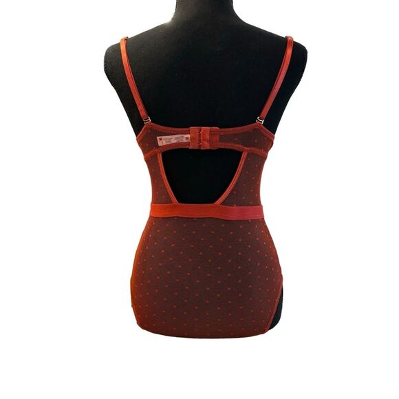 Lingerie Sexy Lace Orange Large - Picture 2 of 4